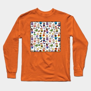 Little Magic School Bus Class Photo Long Sleeve T-Shirt